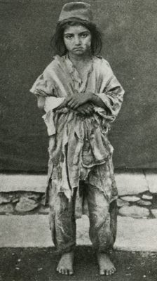 Armenian refugee girl, Van City, 1915