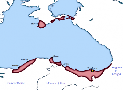 Map of the Empire of Trebizond