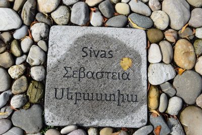 Ecumenical Genocide Memorial, Berlin: Commemorative Plate for Sivas / Sebastia
