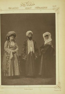 Ottoman Empire_Province of Brusa_Jewish man_Jewish women_1873
