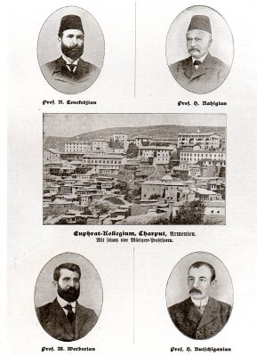 Harput 1915_Elazig_Four Martyrized Professors_Euphrates College