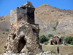 Mush_Surb Arakelots Monastery_St Thaddeus Church_Ruins_2010ster