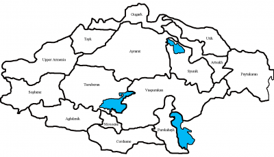 Historical regions of Greater Armenia_Map