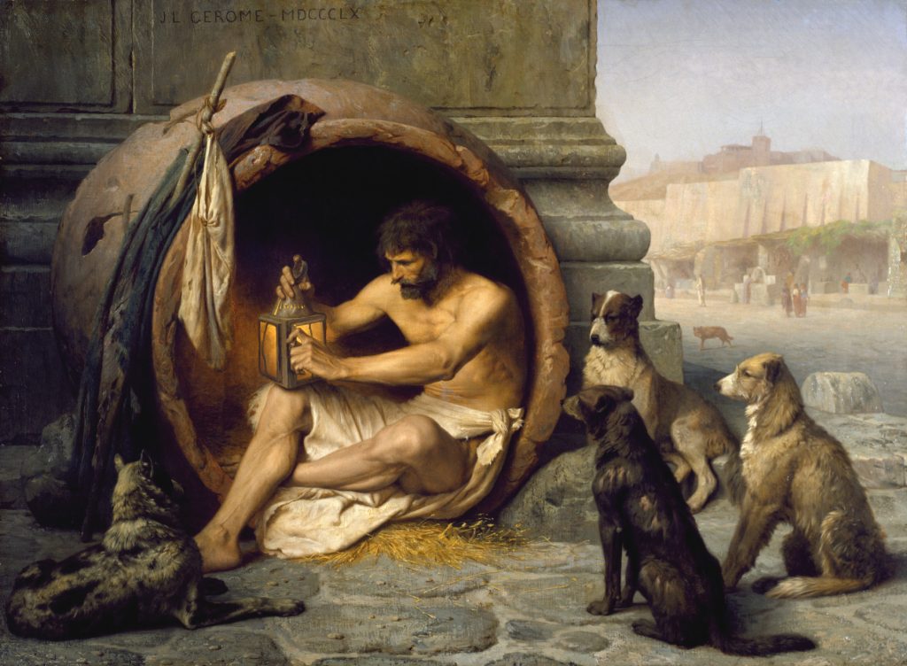 Diogenes_Jean_Léon_Gérome_1860