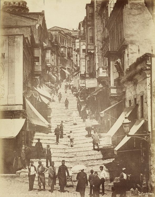 Constantinople_Pera_Main Street_1870