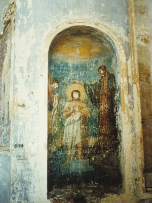 Moschonisi_Fresco_Taxiarches Church