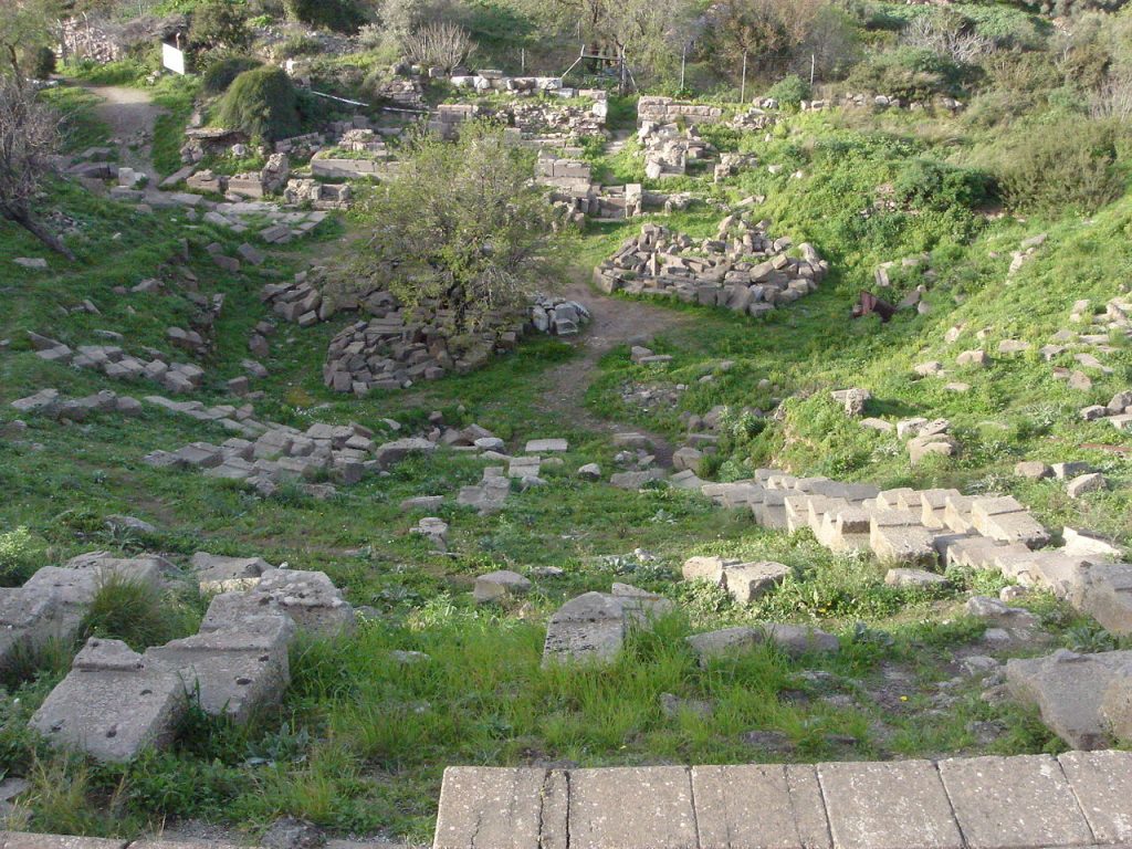 Erythrai_Amphitheatre_Ruins